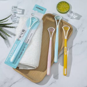 Tongue Scraper Plastic for Oral care Kids and Adults