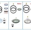 1pcs Mixer Grinder Blender Jar Lid  with Rubber Gasket