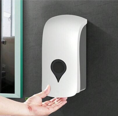 Gel Shampoo Soap Wall Mounted Hand Sanitizer Dispenser 1000 ml Big Capacity and for Hotel|Office|Home|  White