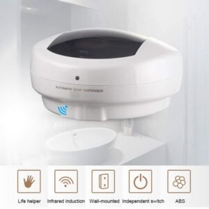 Liquid Soap Dispenser Automatic Soap Dispenser Sensor Shower Shampoo Liquid Soap Lotion Dispensador Bathroom Wall Hanged Soap Container