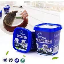 500gm Powerful Stainless Steel Cookware Cleaning Paste Rust Remover Household Kitchen Cleaner Washing Pot Bottom Scale Strong Cream Detergent