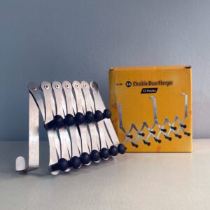 Stainless Steel 13-Hook Flexible Over the Door Hook Hanger