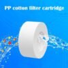 Bathroom Sink Filter Element, Sink Faucet Filter Cartridge Elemen, Water Filtration Cartridge PP Cotton Filtration to Remove Chlorine Fluoride Heavy Metals 10 pcs pack