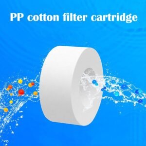 Bathroom Sink Filter Element, Sink Faucet Filter Cartridge Elemen, Water Filtration Cartridge PP Cotton Filtration to Remove Chlorine Fluoride Heavy Metals 10 pcs pack